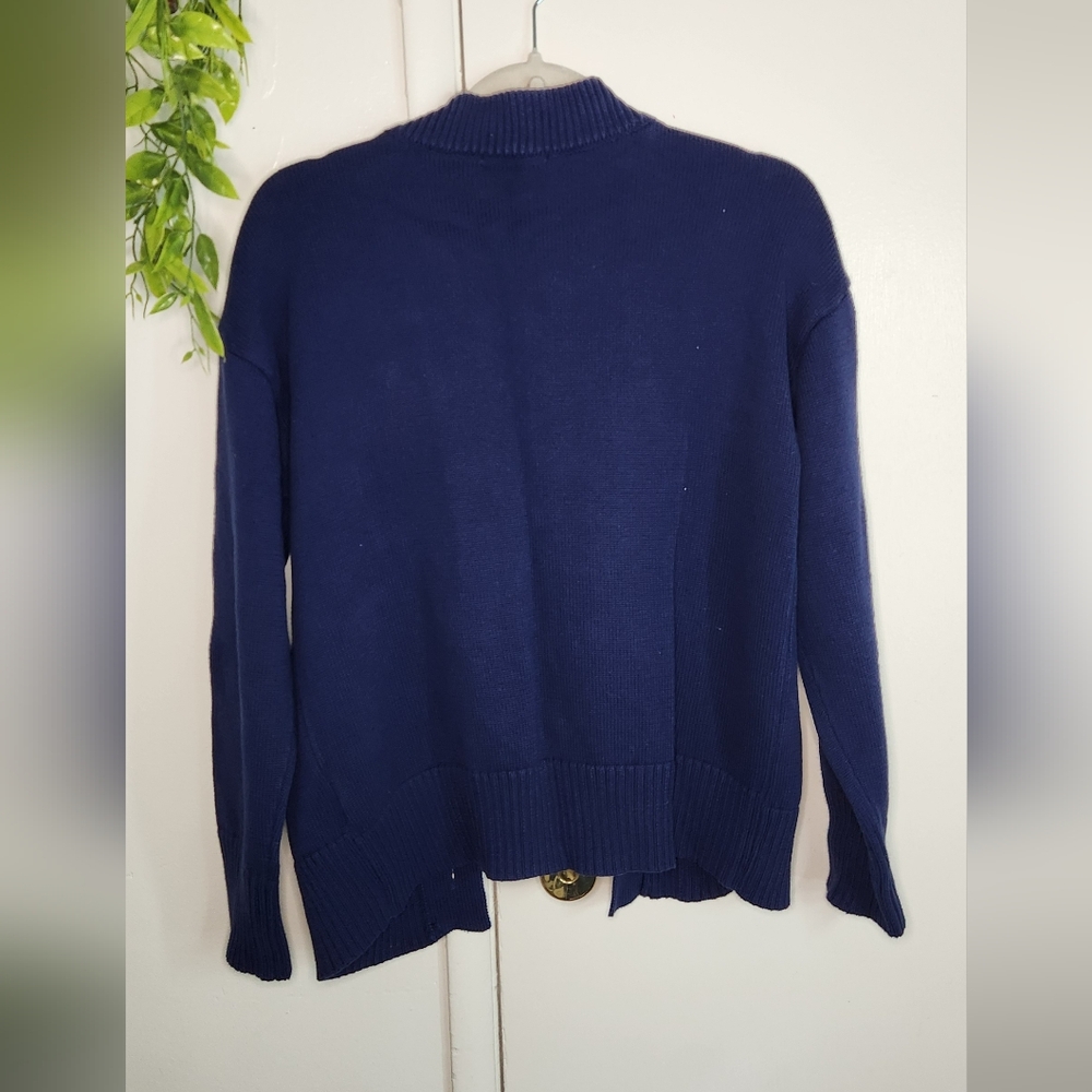❤️ AMI Paris Cardigan – Iconic Red Heart Logo – Navy Blue – Designer Staple ❤️ - Picture 9 of 10
